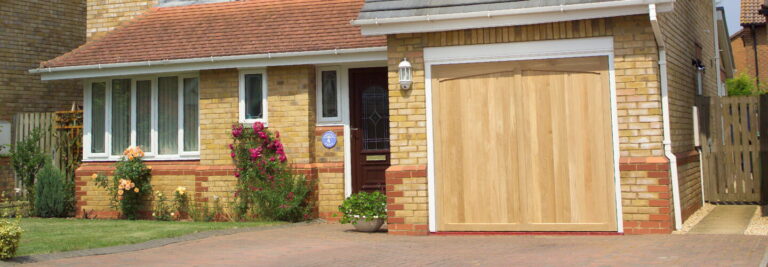 Timber up and over garage door