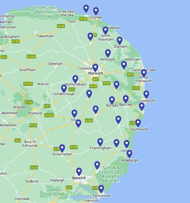 Areas we serve