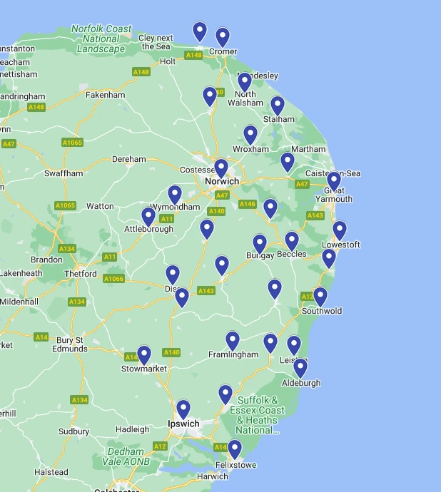 Areas we serve