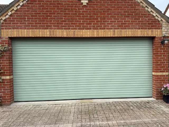 After - Installed Roller Double Garage Door