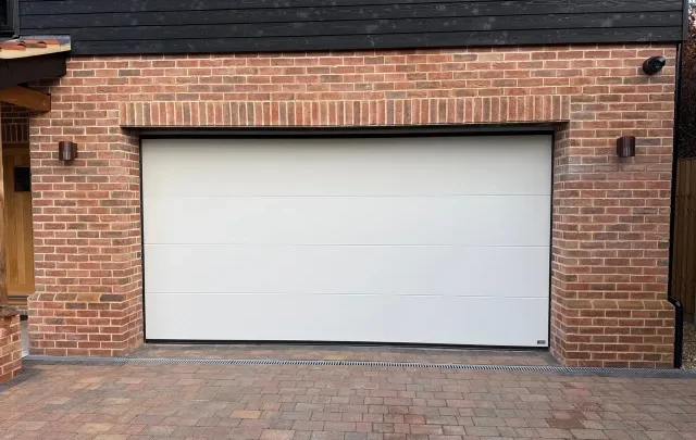 Garage Door Installed on New Build in Bungay.
